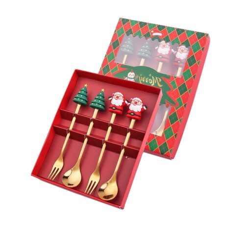252592F8D5D2ECE69E1966284302B5E5.jpg Stainless Christmas Cutlery Gift Set