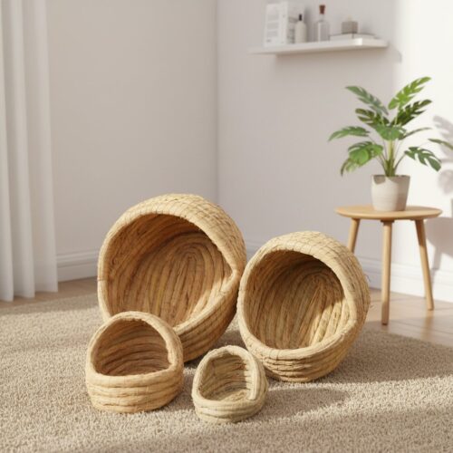 Straw-Woven Eco-Friendly Handbag
